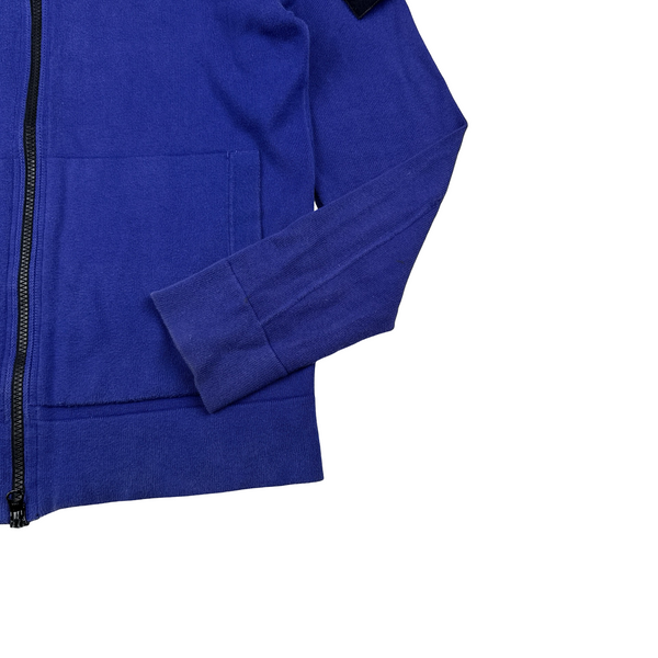 Stone Island 2014 Blue Zipped Knit Jumper - Medium