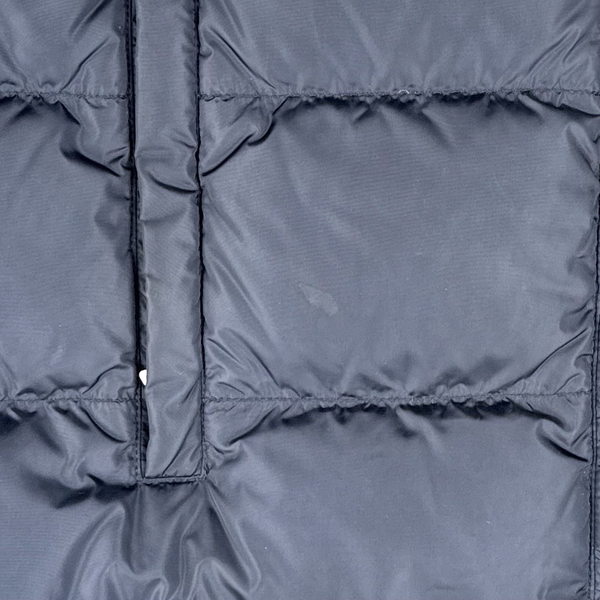 Prada Red Tab Wool Hybrid Navy Down Filled Jacket - XL