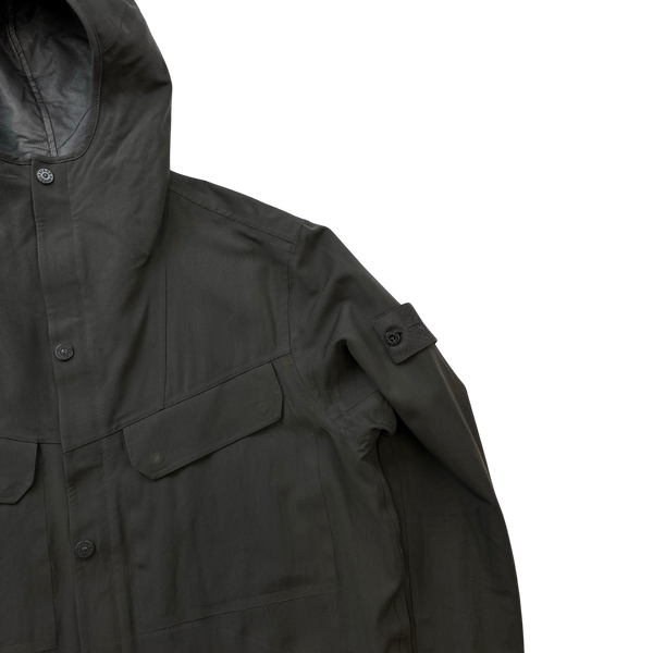 Stone Island 2016 Grey Ghost Water Repellent Wool Jacket - Large