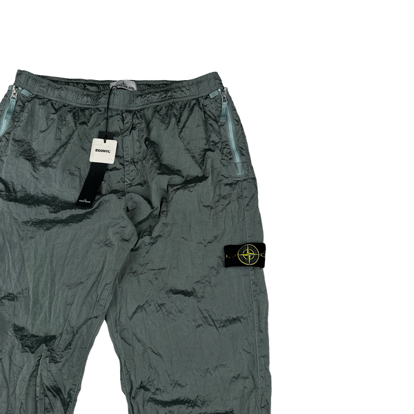 Stone Island 2023 Grey Nylon Metal Econyl Trousers - XL