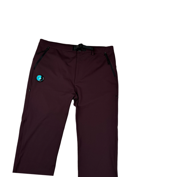 CP Company x Patta Burgundy Collaboration Soft Shell Trousers - Large