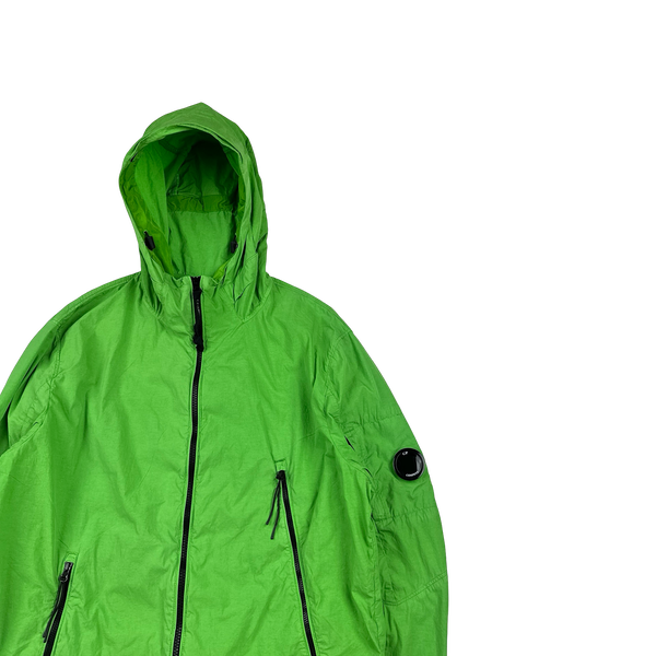 CP Company 50 Fili Green Hooded Jacket - Large