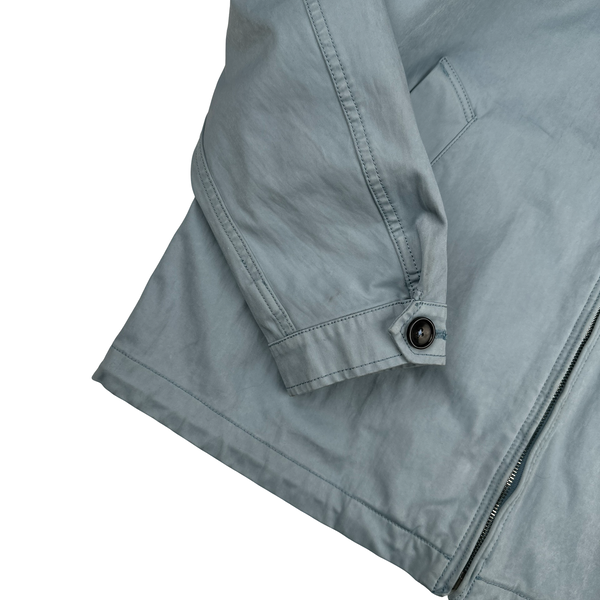 Ten C Lightweight Buttoned Neck Anorak Cotton Jacket - Medium