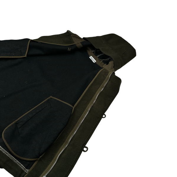 Stone Island 2005 Khaki Wool Montgomery Style Jacket - Medium