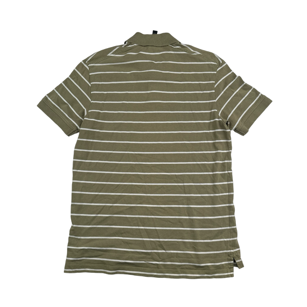 Stone Island 2007 Denims Green Striped Polo - XL