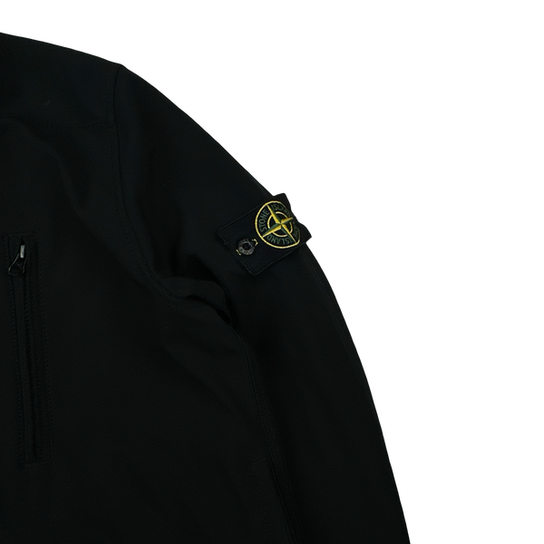 Stone Island 2015 Black Fleece Lined Soft Shell - Medium