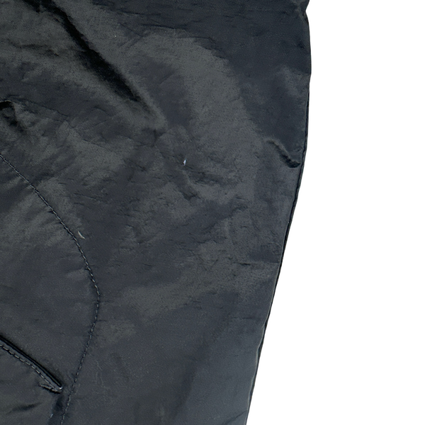 Stone Island 2005 Black Velvet Lined Shimmer Jacket - Large