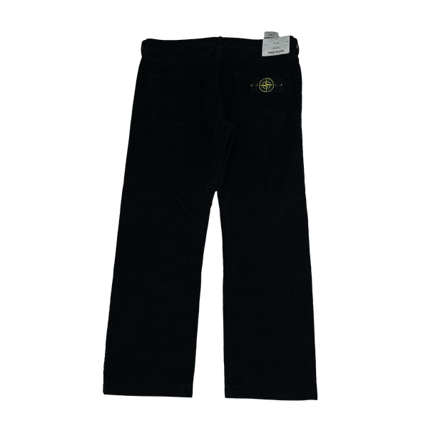Stone Island 2012 Black Corduroy RE Trousers - 34"