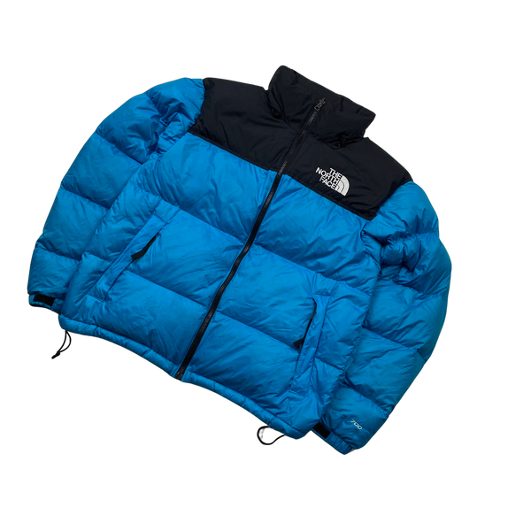 North Face 700 Down Filled Blue Puffer Jacket - Medium