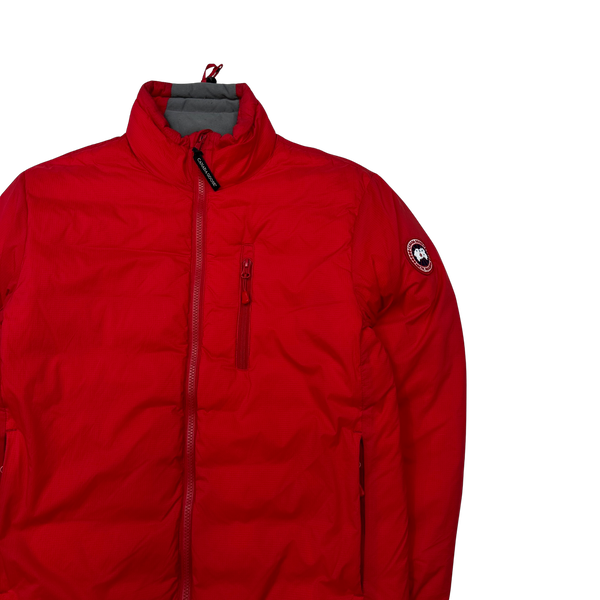 Canada Goose Red Zipped Down Filled Jacket - XS
