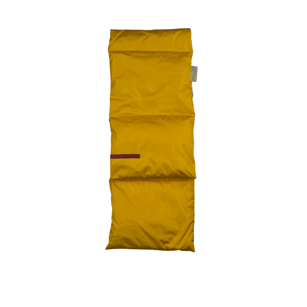 Prada Tab Yellow Down Filled Nylon Scarf