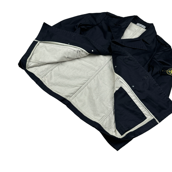 Stone Island 2009 Double Breasted Navy Jacket - Large