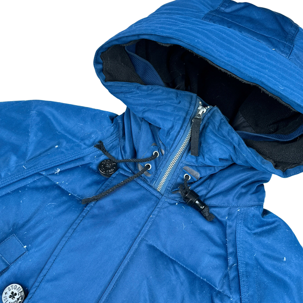 Stone Island Navy Weatherproof Down Parka Jacket - Medium