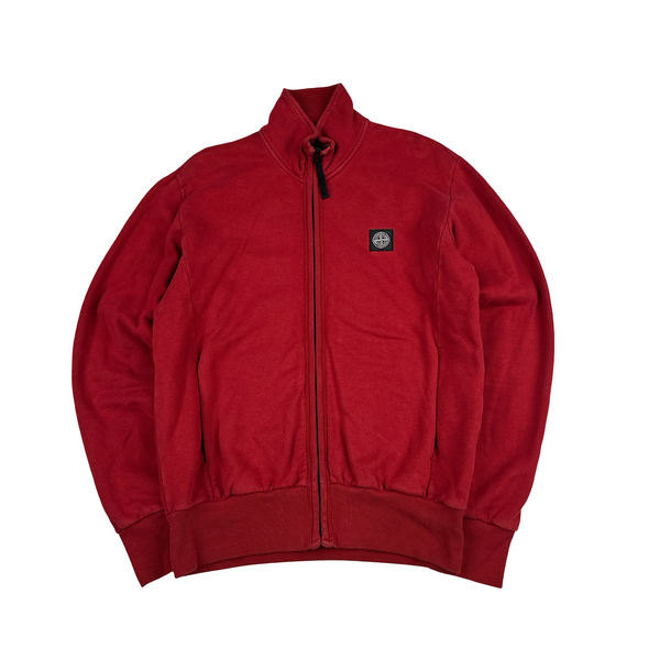 Stone Island Red Patch Cotton 2011 Jumper - Medium