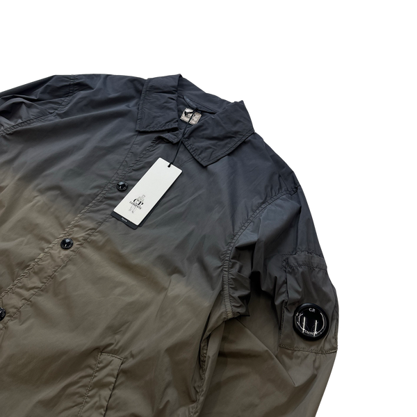 CP Company Shibori Dyed Nycra Buttoned Overshirt Jacket - XL