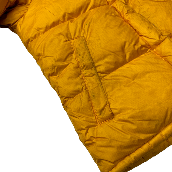 North Face Yellow Summit Series Baltoro 700 Fill Puffer Jacket - Small