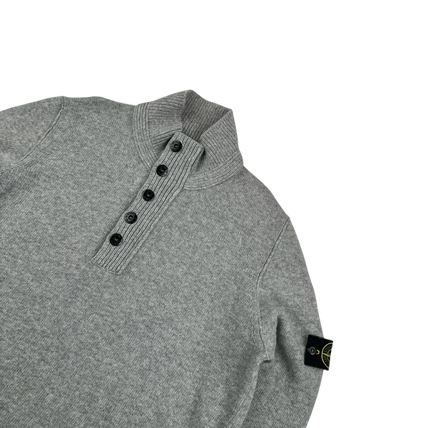 Stone Island 2012 Grey High Neck Pullover Knit - XXL