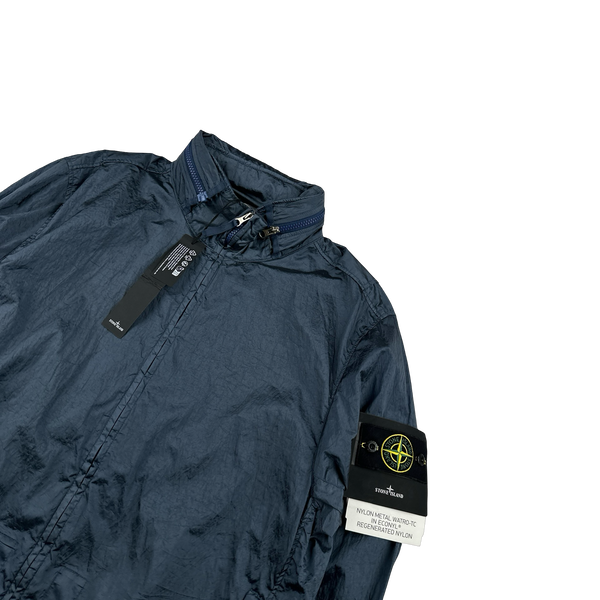 Stone Island 2023 Econyl Blue Regenerated Nylon Metal Jacket - XL