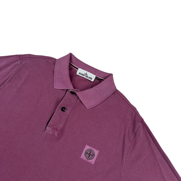 Stone Island 2019 Pink Short Sleeve Polo Shirt - XXL