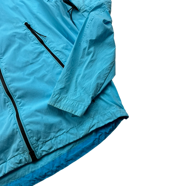 CP Company 50 Fili Baby Blue Hooded Jacket - Large