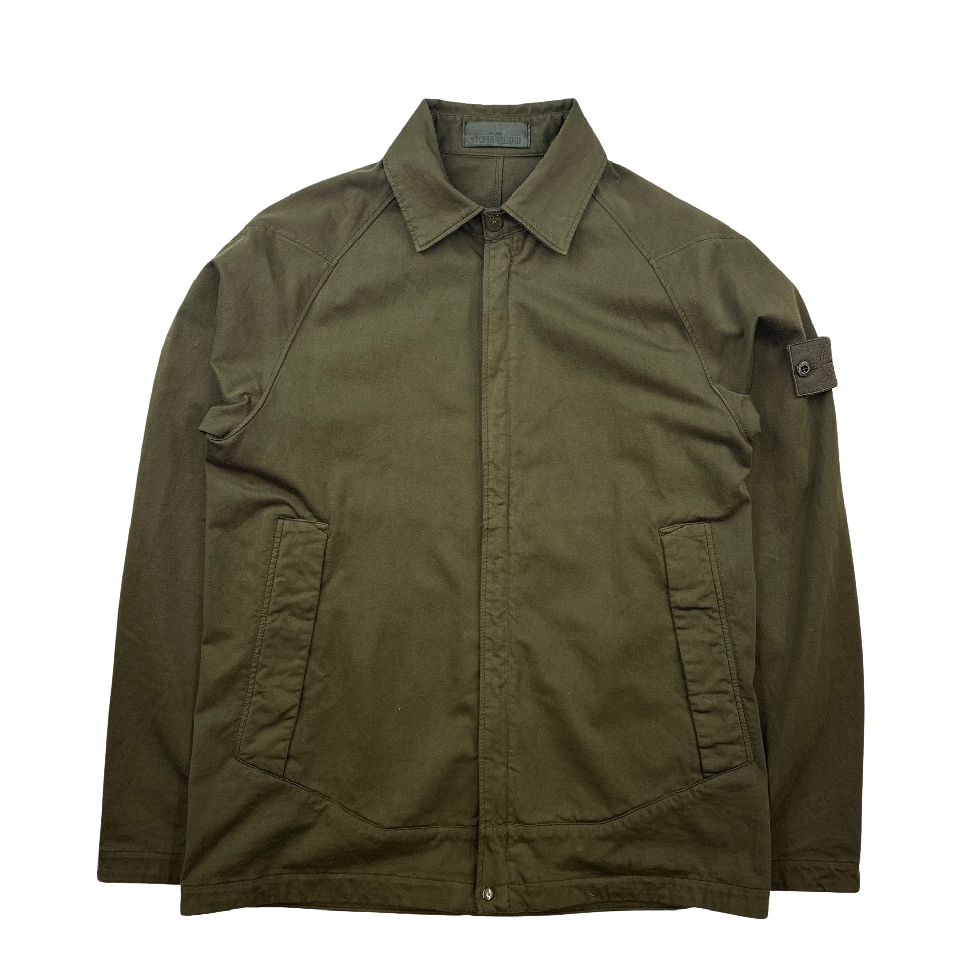 STONE  GHOST PIECE オーバーシャツ カーキ STONE ISLAND GHOST PIECE オーバーシャツ カーキ