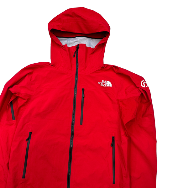 North Face Red Gore Tex Futurelight Summit Series Hooded Jacket - Medium