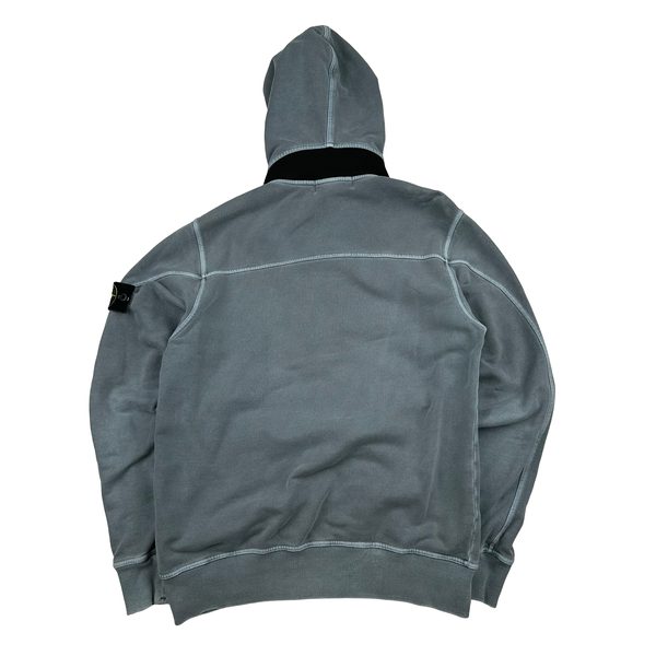 Stone Island 2013 Thick Cotton Zipped Hooded Overshirt - Large