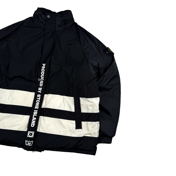 Stone Island x Supreme 2023 Tela Logo Reversible Down Puffer Jacket - XXL