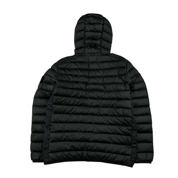 Stone Island 2024 Black Loom Woven Chambers R-Nylon Down TC Puffer Jacket - Medium