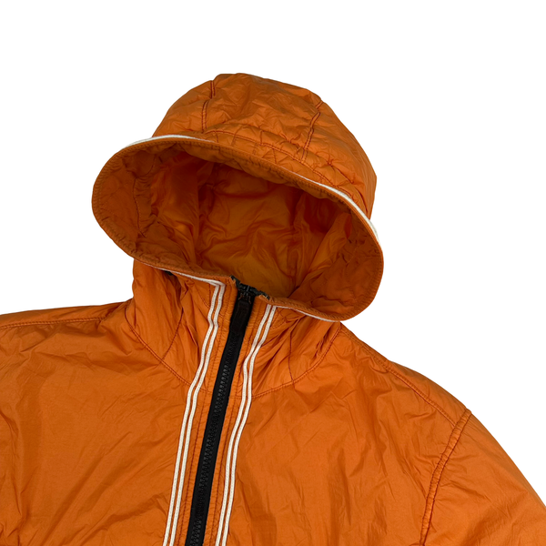 Stone Island 2019 Orange Crinkle Reps NY Jacket - XL