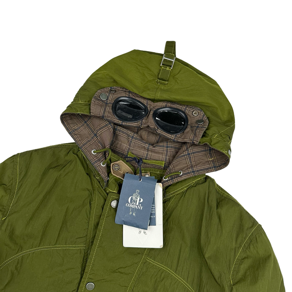 CP Company Jaeger-LeCoultre La Mille Goggle Square Watch Viewer Hooded Jacket - Large