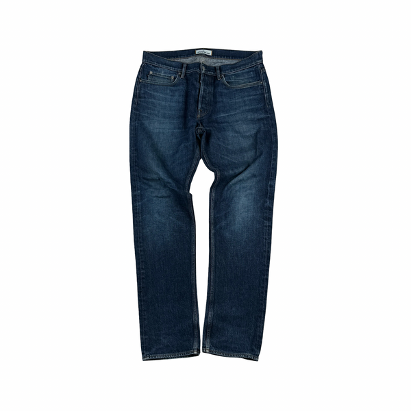 Stone Island 2018 Regular-Tapered Fit Mid Wash Denim Jeans - 34"
