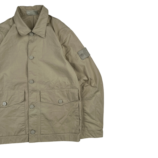 Stone Island 2023 Tan O-Ventile Ghost Jacket - Small