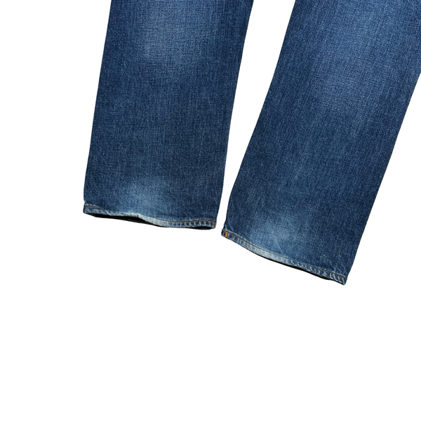 Stone Island 2018 Regular-Tapered Fit Mid Wash Denim Jeans - 34"