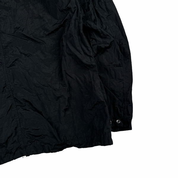 Stone Island 2023 Black Nylon Metal Econyl Overshirt - Large