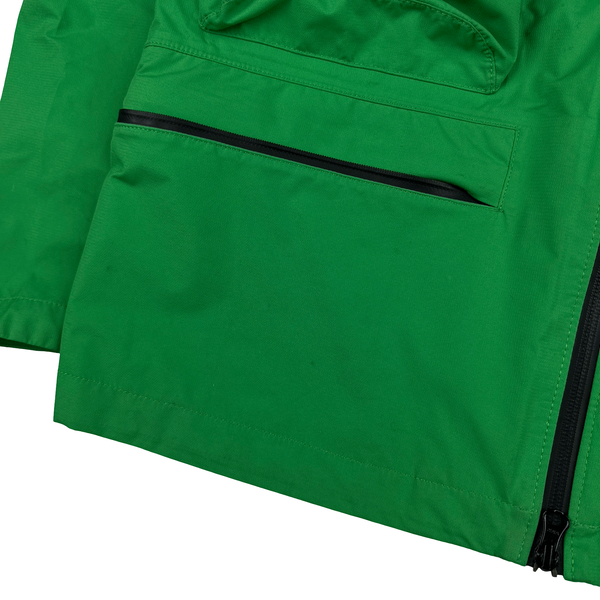 Stone Island 2021 Green Ripstop Gore-Tex Product Technology Paclite Jacket - Medium