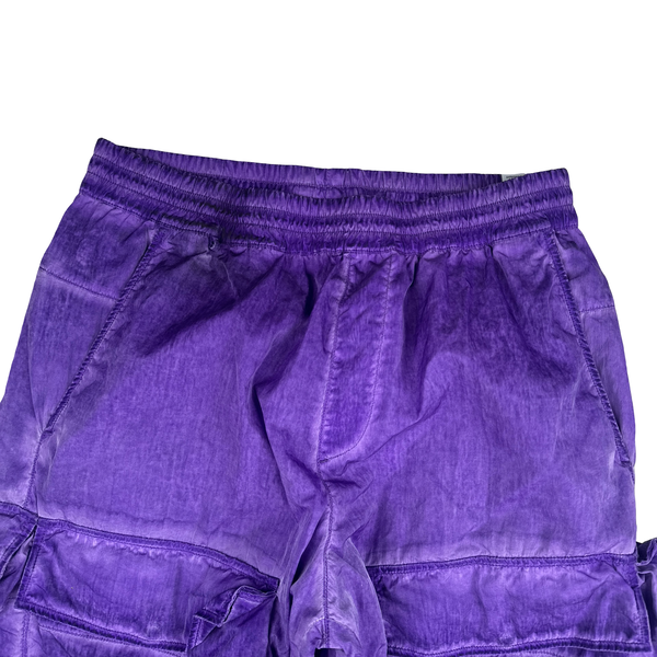 CP Company x Palace Purple Nylon Cargo Trousers - 32"