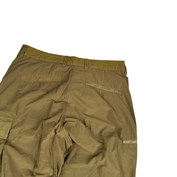 Stone Island 2023 Loose Fit Cargos Brown Twill TC Trousers - 33"