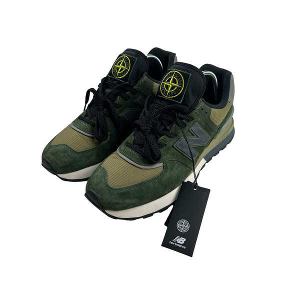 Stone Island x New Balance 574 Legacy Trainers - UK 12.5