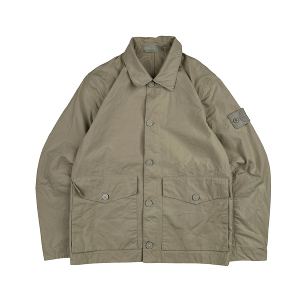 Stone Island 2023 Tan O-Ventile Ghost Jacket - Small