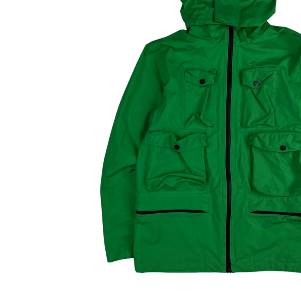 Stone Island 2021 Green Ripstop Gore-Tex Product Technology Paclite Jacket - Medium