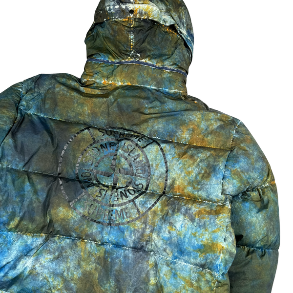 Stone Island x Supreme Paintball Camo Crinkle Reps Puffer Jacket - XL