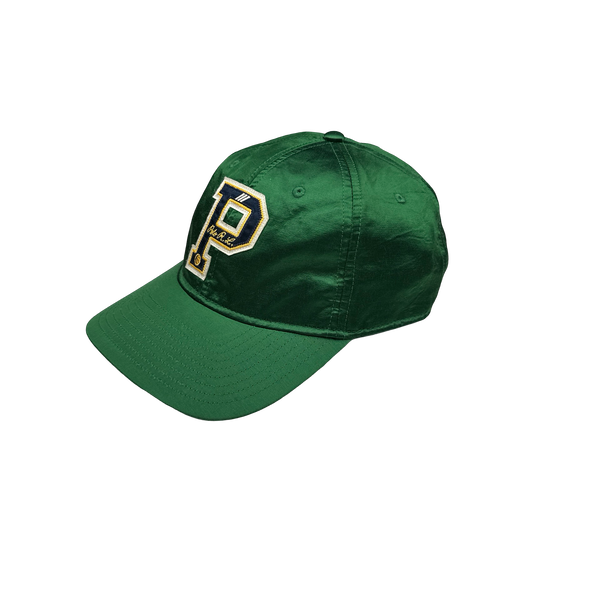 Ralph Lauren Green Satin Polo Embroidered Cap