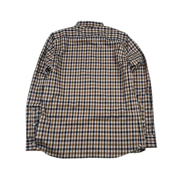 Aquascutum Classic Nova Checked Shirt - Medium