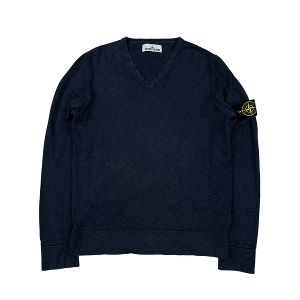 Stone Island 2016 Navy Knit Jumper - Medium