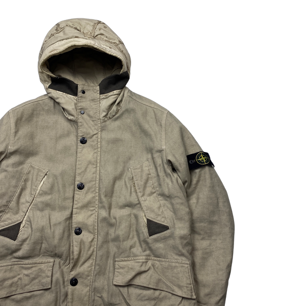 Stone Island 2011 Diagonal Wool Parka Jacket - XL