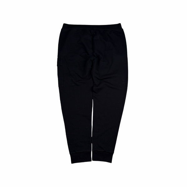 CP Company Black Cotton Lens Viewer Joggers - XXL