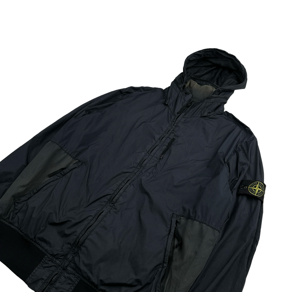 Stone Island 2016 Navy Garment Dyed Crinkle Reps Jacket - XL