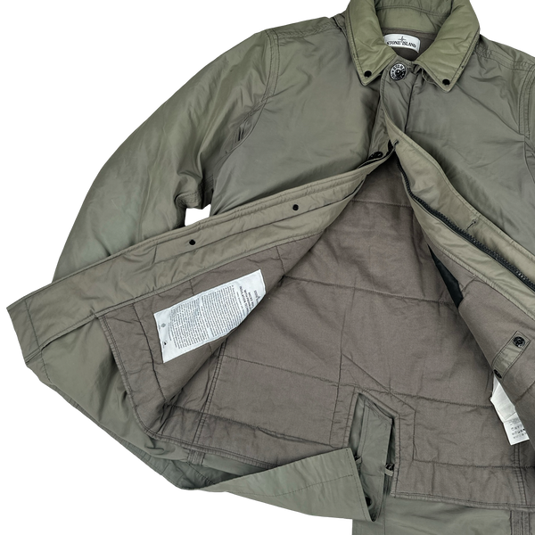 Stone Island 2016 Olive Primaloft Insulated Micro Reps Jacket -Medium