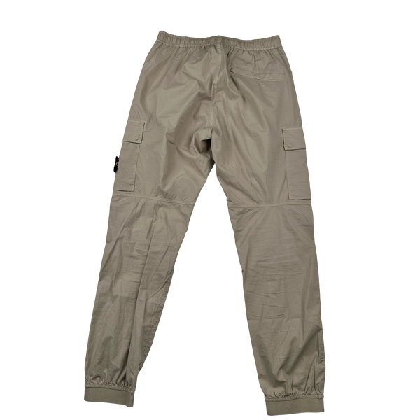 Stone Island Tan Slim Fit Cargo Trousers - 31"